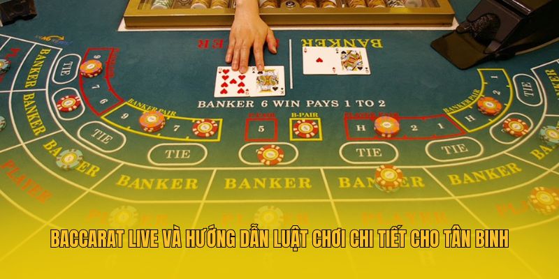 Baccarat Live và hướng dẫn luật chơi chi tiết cho tân binh